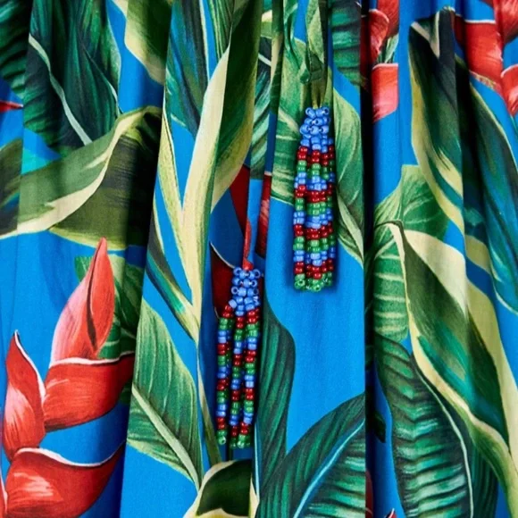 Anthropologie FARM Rio Dream Garden Midi Dress - Picture 5 of 10